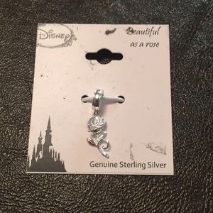 Disney Sterling Silver Beautiful as a Rose charm